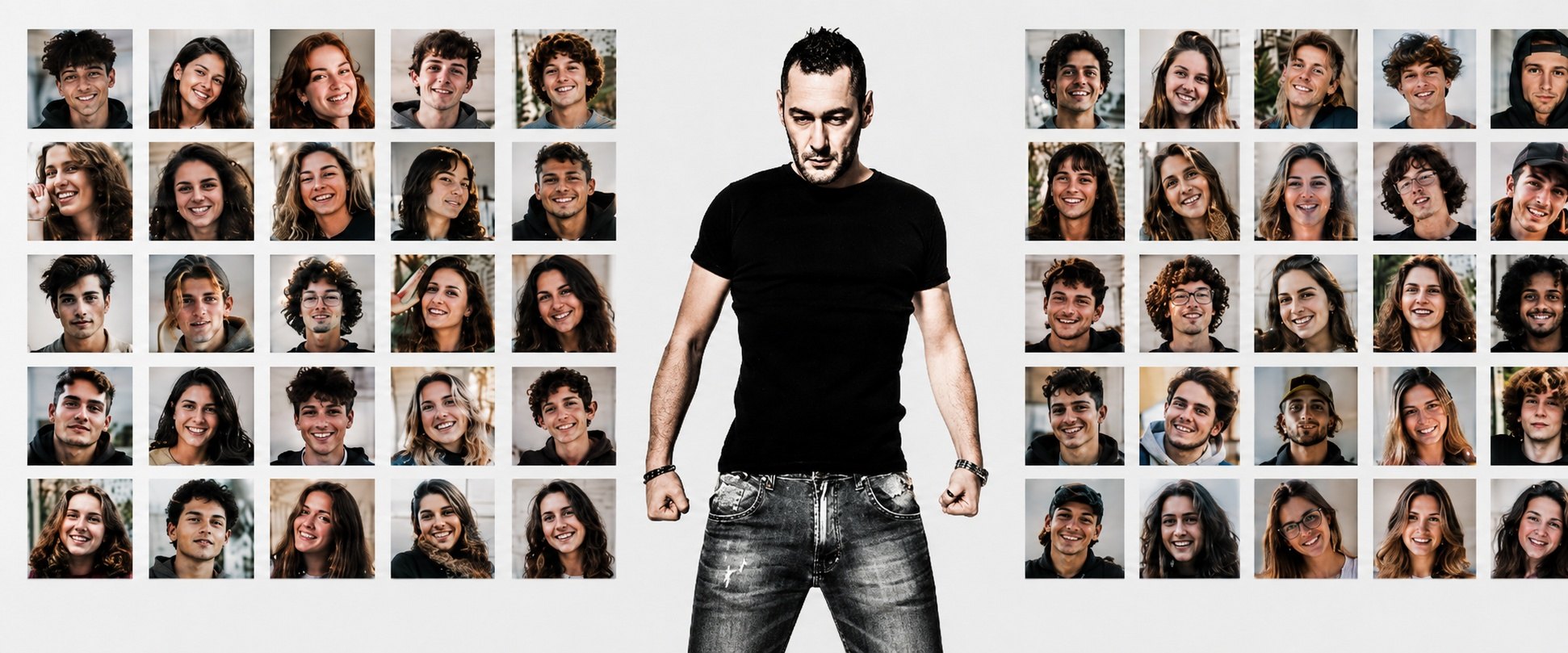 DJ SPYNE and fan community collage